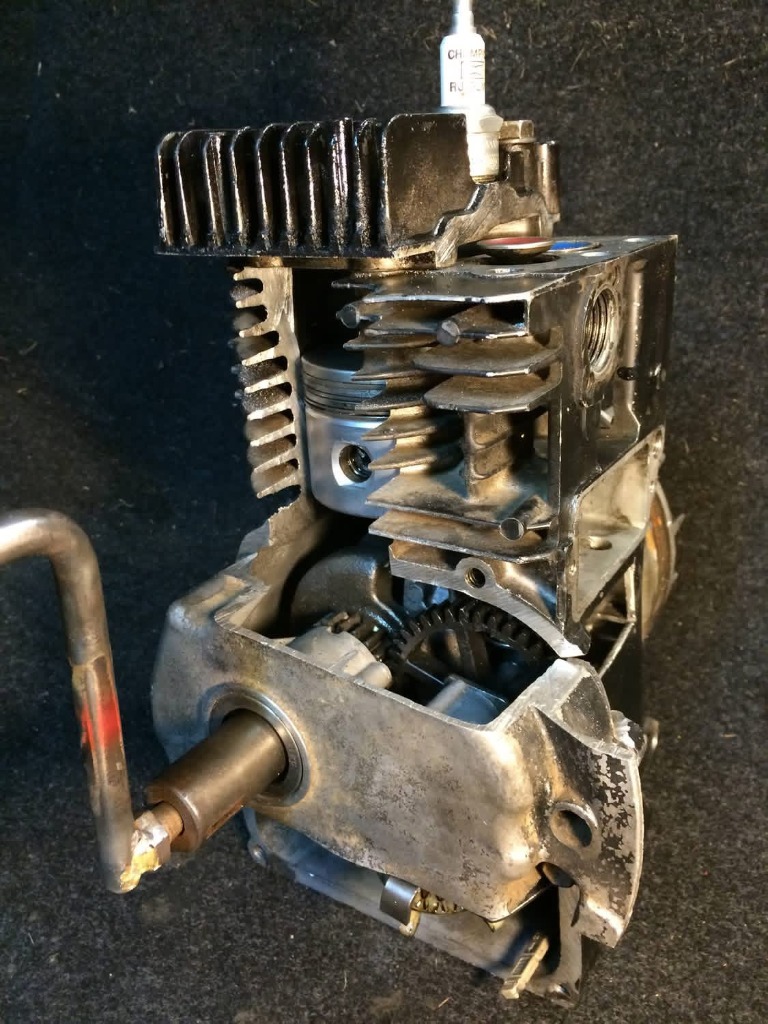 Engine Cutaway Diagram